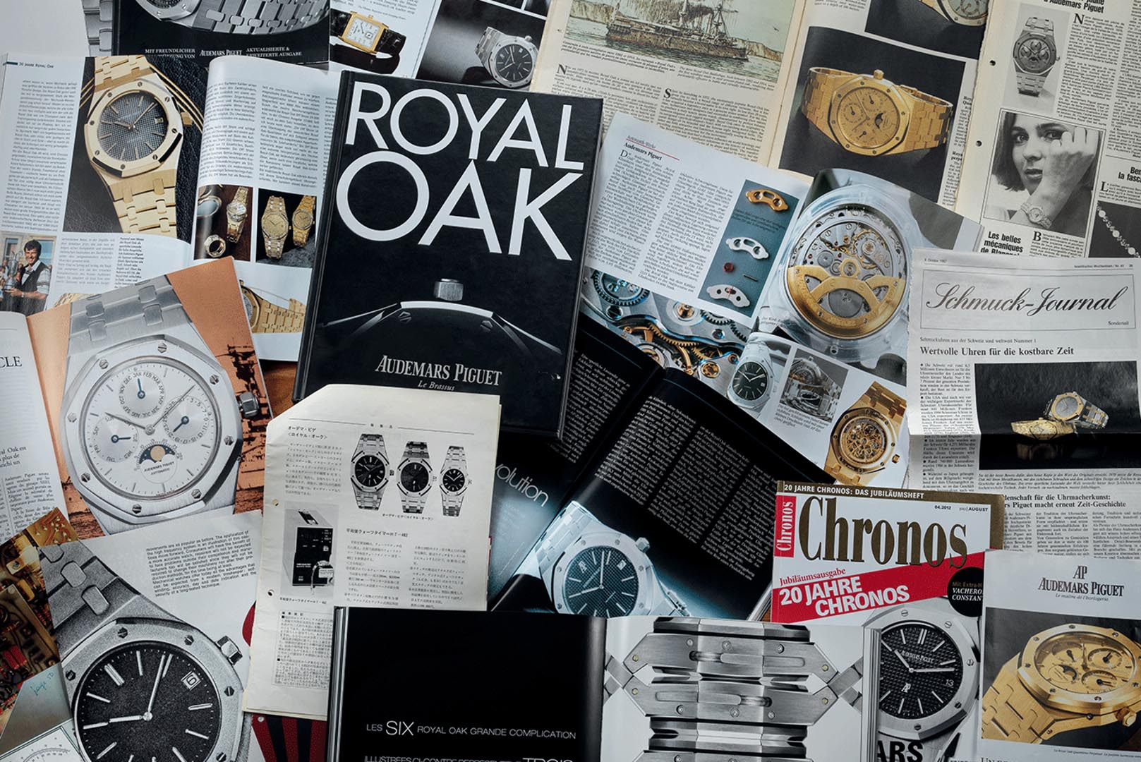 Multiple Royal Oak magazines and books