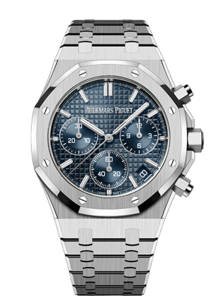 Audemars Piguet Royal Oak blue dial in steel