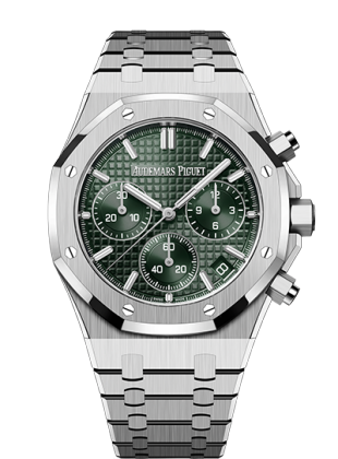 Audemars Piguet Royal Oak green dial in steel